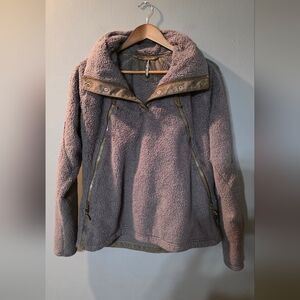 Kuhl Flight Jacket Breen Fleece Zip Up‎ Hooded Camping Hiking Womens L
